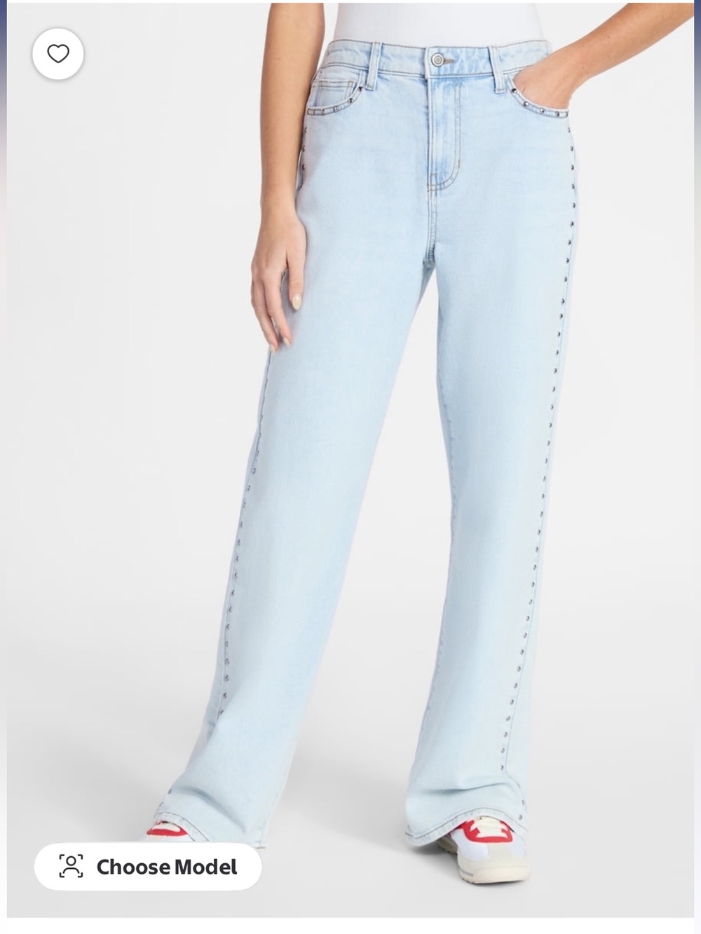 No Boundaries Women's High Rise Baggy
Wide Leg Jeans